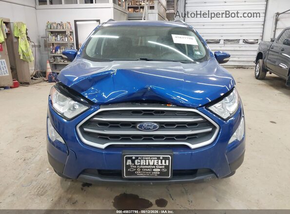 MAJ6S3GL8LC329169 2020 FORD ECOSPORT Blue Սարքավորումների վահանակի տեսք