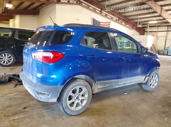 MAJ6S3GL8LC345288 2020 FORD ECOSPORT Blue Задня права чверть