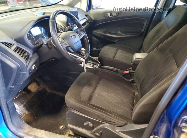 MAJ6S3GL8LC345288 2020 FORD ECOSPORT Blue Вид салону спереду