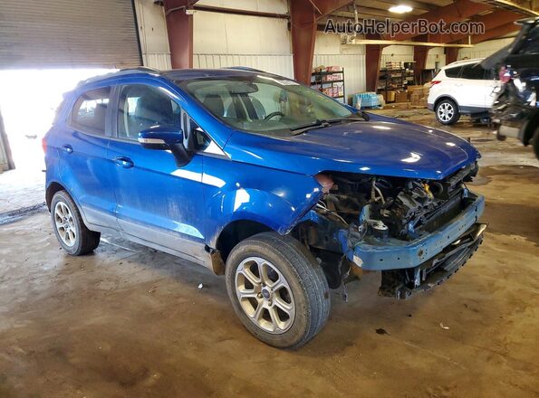 MAJ6S3GL8LC345288 2020 FORD ECOSPORT Blue Передня права чверть