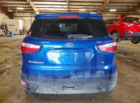 MAJ6S3GL8LC345288 2020 FORD ECOSPORT Blue Вид ззаду