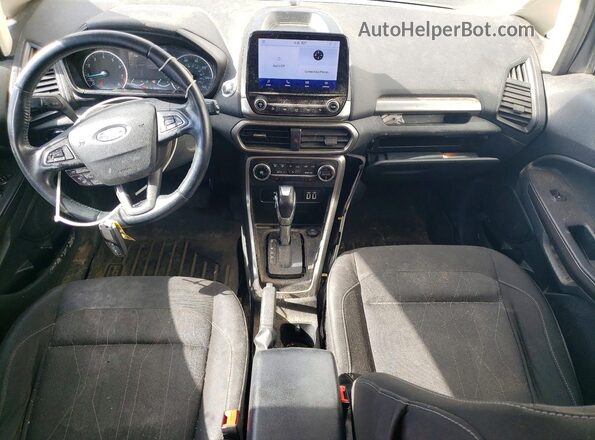 MAJ6S3GL8LC392644 2020 FORD ECOSPORT Gray Widok deski rozdzielczej