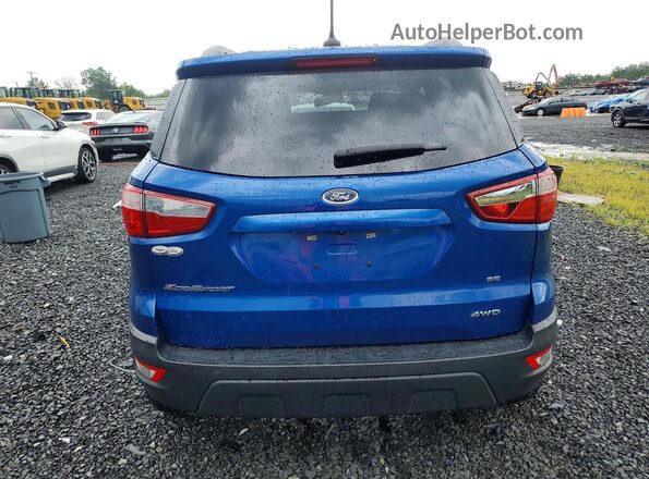MAJ6S3GL9KC282801 2019 FORD ECOSPORT Blue Հետևի տեսք