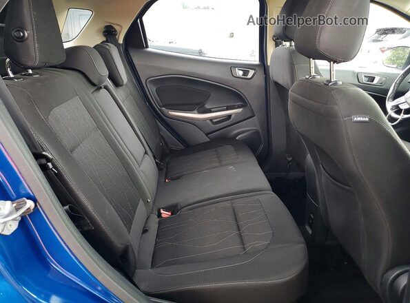 MAJ6S3GL9KC282801 2019 FORD ECOSPORT Blue Սալոնի հետևի տեսք