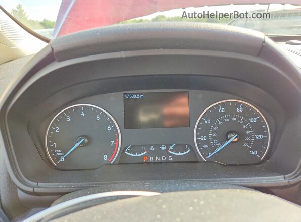 MAJ6S3GL9LC317970 2020 FORD ECOSPORT Red Սարքավորումների վահանակի տեսք
