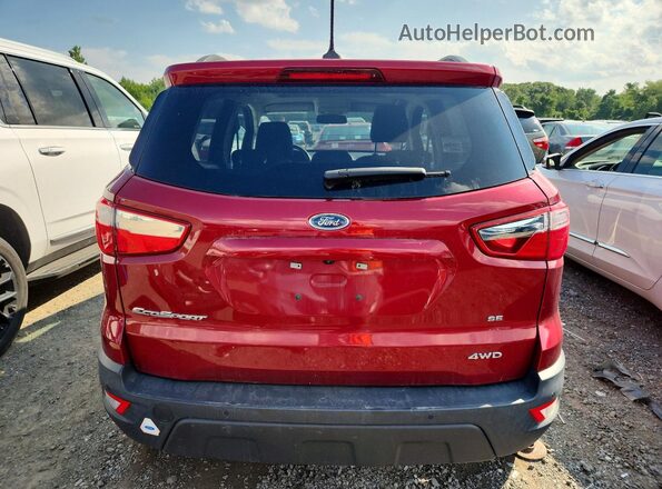 MAJ6S3GL9LC317970 2020 FORD ECOSPORT Red Հետևի տեսք