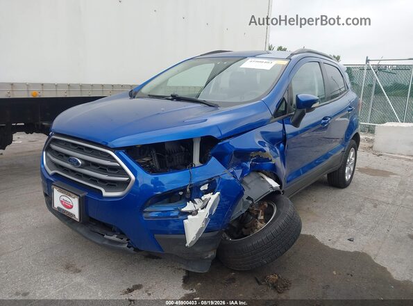 MAJ6S3GL9LC323641 2020 FORD ECOSPORT Blue Առջևի ձախ երեք քառորդ տեսարան