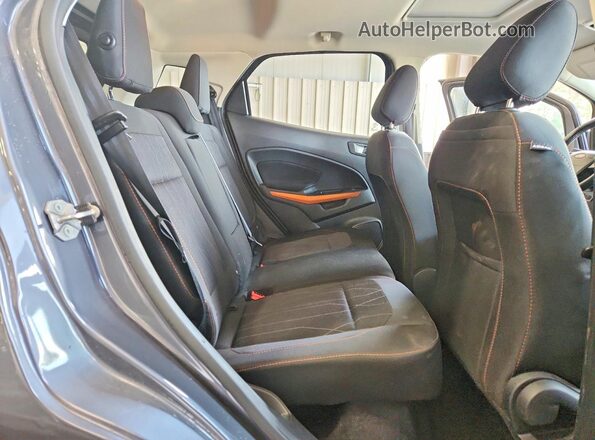 MAJ6S3GL9MC411459 2021 FORD ECOSPORT Gray Rear seats view