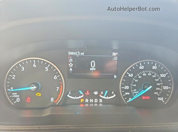 MAJ6S3GL9MC411459 2021 FORD ECOSPORT Gray Instrument cluster view