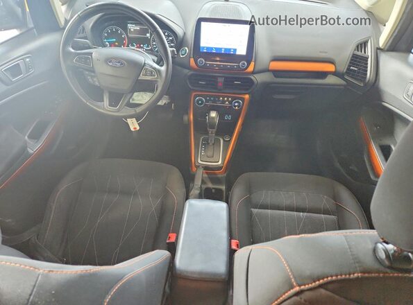 MAJ6S3GL9MC411459 2021 FORD ECOSPORT Gray Dashboard view