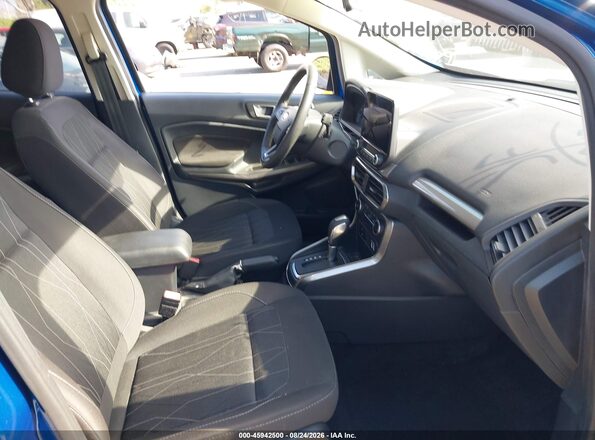 MAJ6S3GLXLC346975 2020 FORD ECOSPORT Синий Вид салона спереди