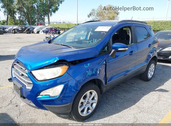 MAJ6S3GLXLC346975 2020 FORD ECOSPORT Синий Передняя левая четверть