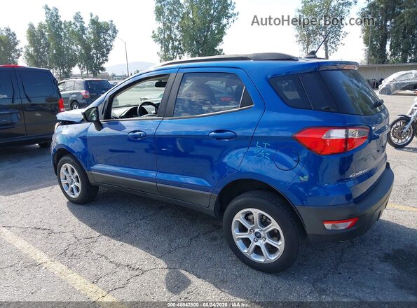 MAJ6S3GLXLC346975 2020 FORD ECOSPORT Синий Задняя левая четверть