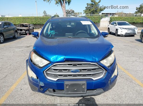 MAJ6S3GLXLC346975 2020 FORD ECOSPORT Синий Вид щитка приборов