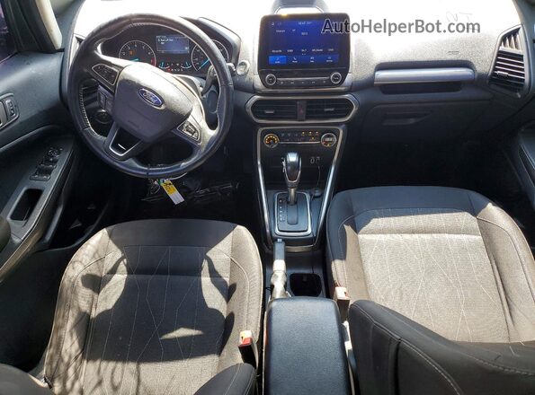 MAJ6S3GLXLC348466 2020 FORD ECOSPORT Blue Dashboard view