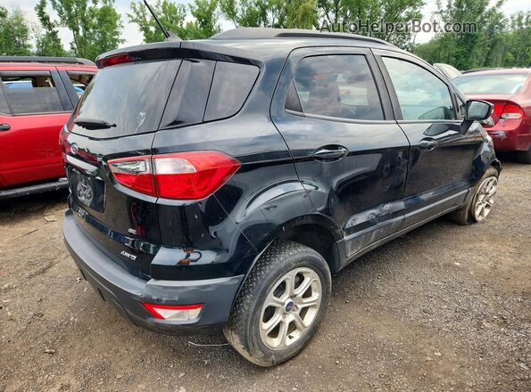MAJ6S3GLXLC390216 2020 FORD ECOSPORT Black Tył prawy