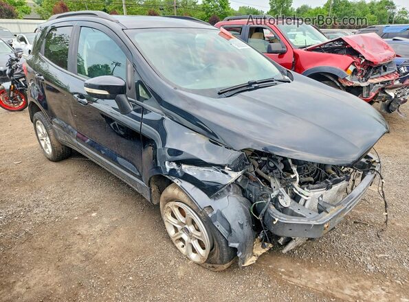 MAJ6S3GLXLC390216 2020 FORD ECOSPORT Black Przód prawy