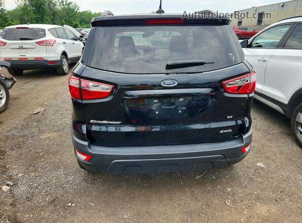 MAJ6S3GLXLC390216 2020 FORD ECOSPORT Black Widok z tyłu