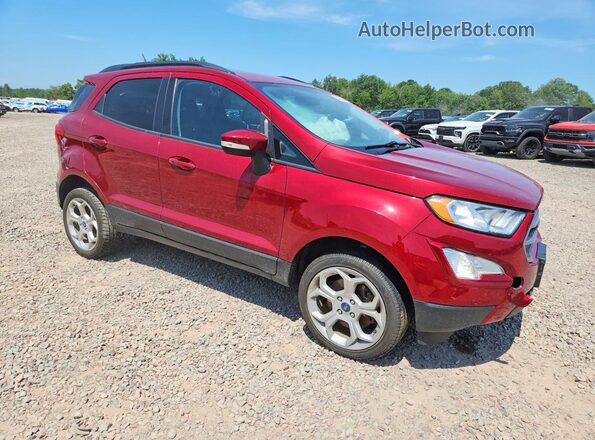 MAJ6S3GLXMC399502 2021 FORD ECOSPORT Red Front right