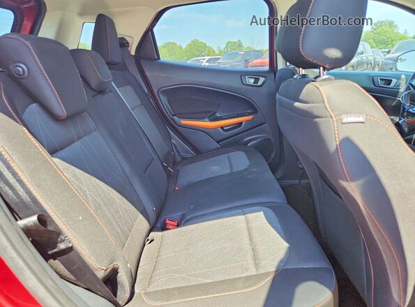 MAJ6S3GLXMC399502 2021 FORD ECOSPORT Red Rear interior view