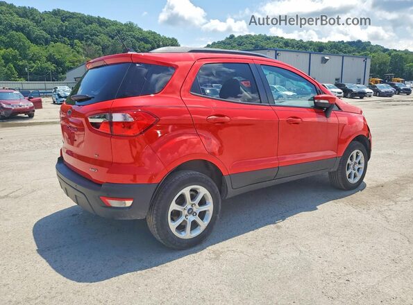 MAJ6S3GLXNC473230 2022 FORD ECOSPORT Красный Задняя правая четверть