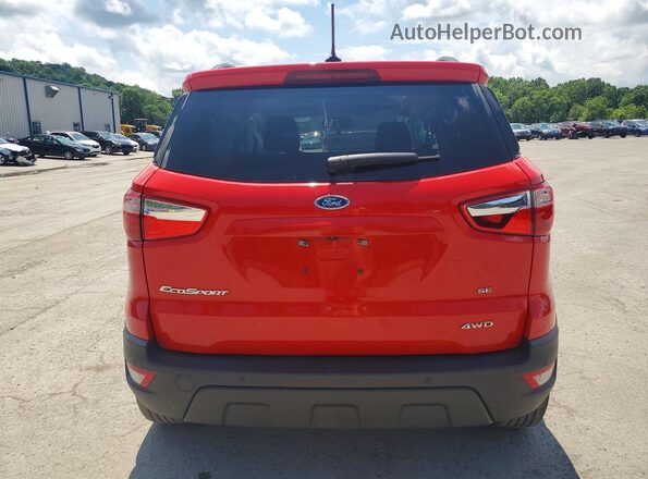 MAJ6S3GLXNC473230 2022 FORD ECOSPORT Красный Вид сзади