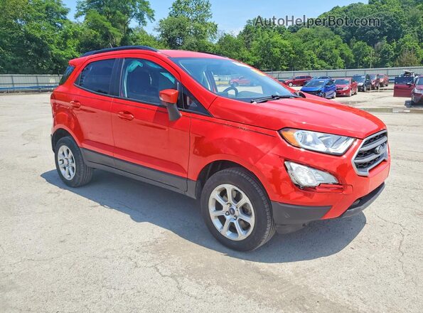 MAJ6S3GLXNC473230 2022 FORD ECOSPORT Красный Передняя правая четверть