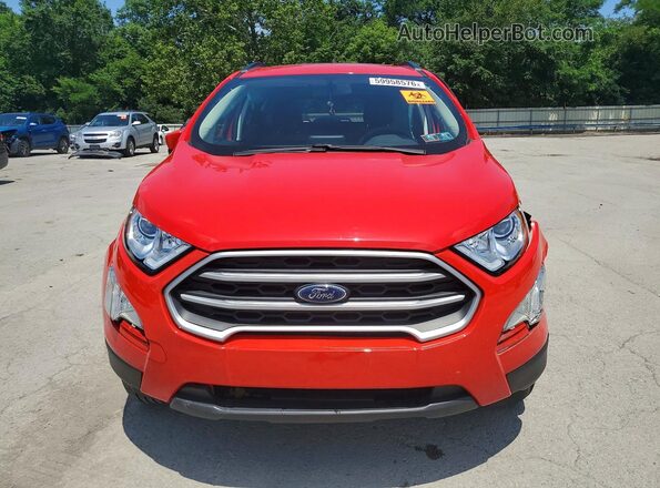 MAJ6S3GLXNC473230 2022 FORD ECOSPORT Красный Вид спереди