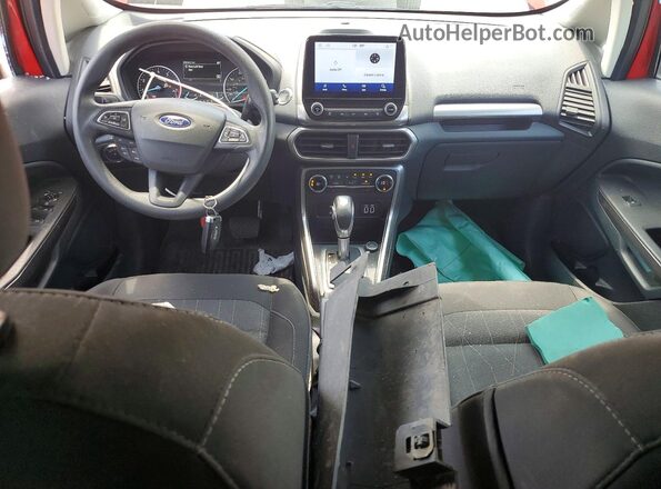 MAJ6S3GLXNC473230 2022 FORD ECOSPORT Красный Вид панели приборов