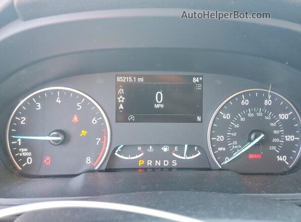 MAJ6S3JL0KC274577 2019 FORD ECOSPORT Серый Вид щитка приборов