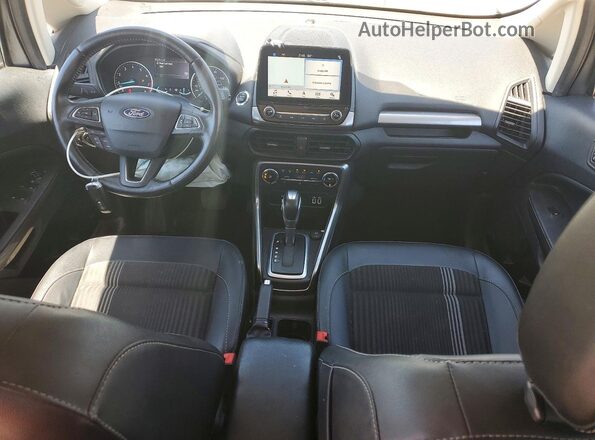 MAJ6S3JL0KC274577 2019 FORD ECOSPORT Серый Вид панели приборов