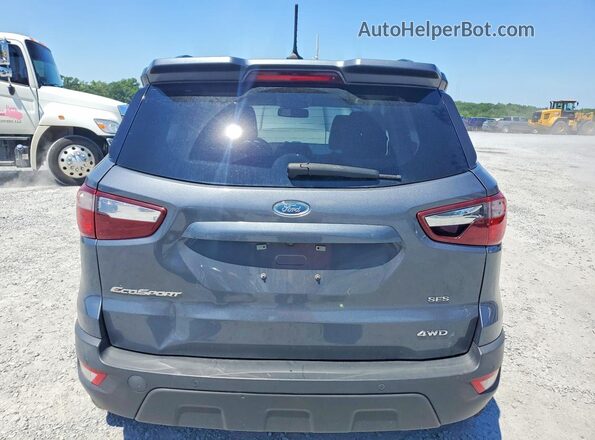 MAJ6S3JL0KC274577 2019 FORD ECOSPORT Серый Вид сзади
