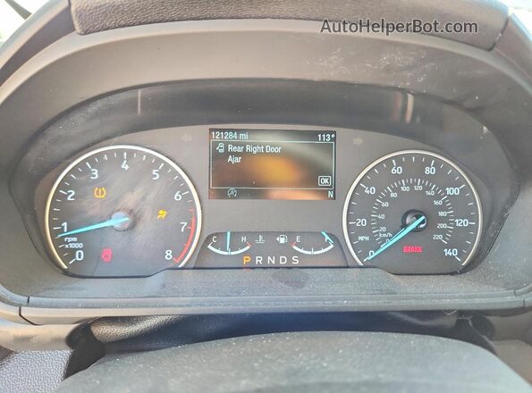 MAJ6S3JL1KC258212 2019 FORD ECOSPORT Silver Widok zestawu wskaźników