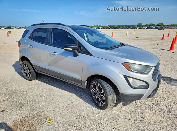 MAJ6S3JL1KC258212 2019 FORD ECOSPORT Silver Przód prawy