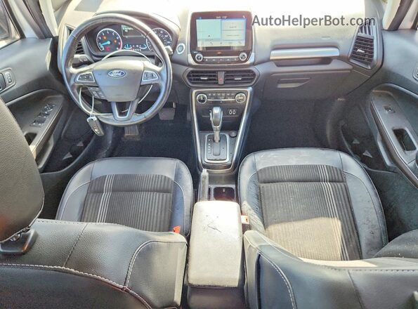MAJ6S3JL1KC258212 2019 FORD ECOSPORT Silver Widok deski rozdzielczej