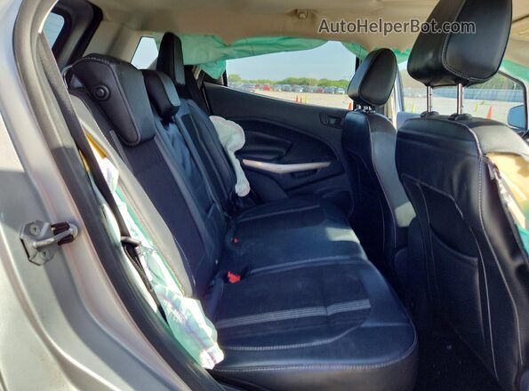 MAJ6S3JL1KC258212 2019 FORD ECOSPORT Silver Widok tylnych siedzeń