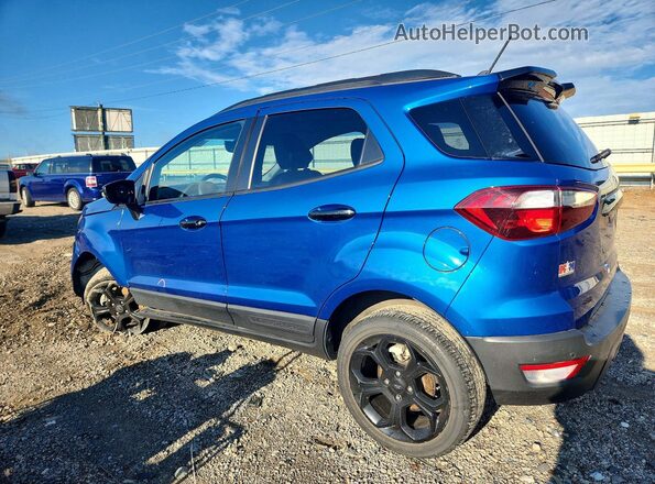 MAJ6S3JL1MC439636 2021 FORD ECOSPORT Blue უკანა მარცხენა