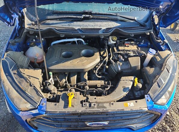 MAJ6S3JL1MC439636 2021 FORD ECOSPORT Blue ძრავის განყოფილების ხედი