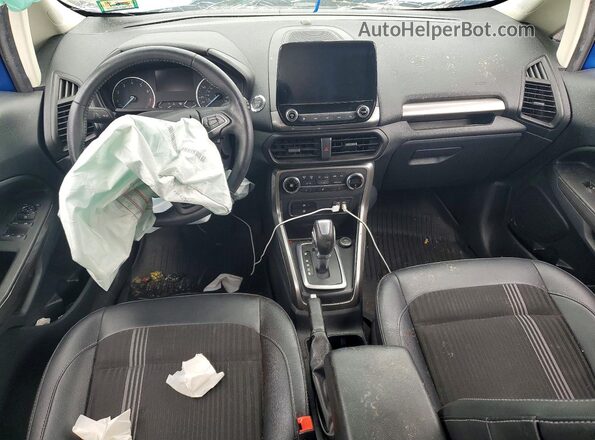 MAJ6S3JL2MC417046 2021 FORD ECOSPORT Blue Առջևի վահանակի տեսք