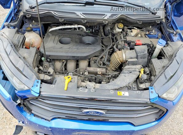 MAJ6S3JL3LC343098 2020 FORD ECOSPORT Blue Շարժիչի բաժամունքի տեսք