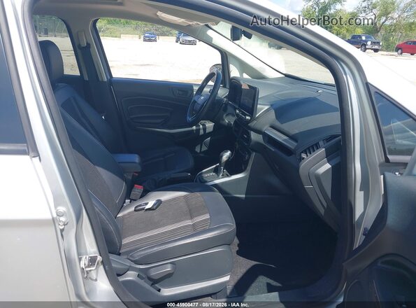 MAJ6S3JL3LC356451 2020 FORD ECOSPORT Silver Вид салону спереду