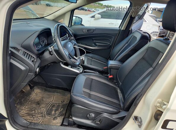 MAJ6S3JL3NC458268 2022 FORD ECOSPORT White Widok wnętrza z przodu