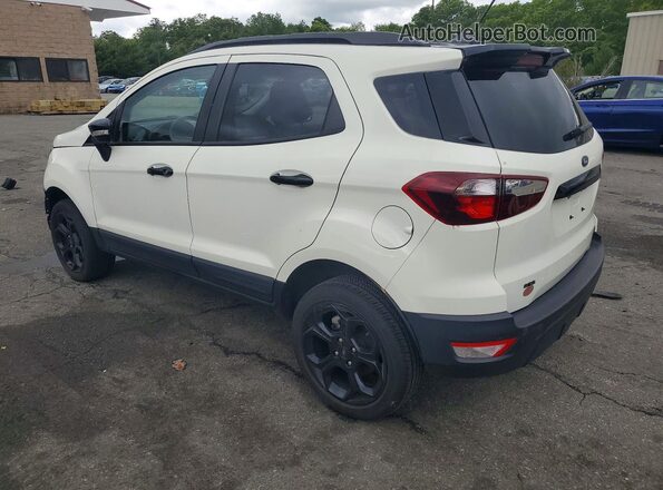 MAJ6S3JL4NC467447 2022 FORD ECOSPORT White Задня ліва чверть