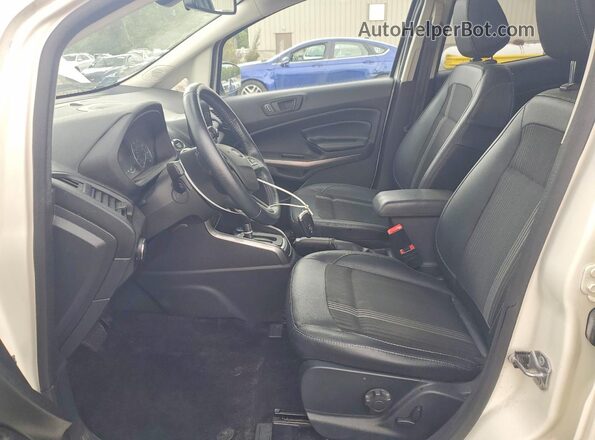 MAJ6S3JL4NC467447 2022 FORD ECOSPORT White Вид салону спереду