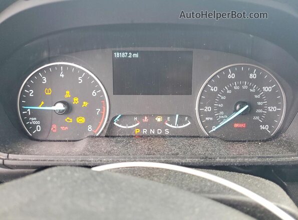MAJ6S3JL4NC467447 2022 FORD ECOSPORT White Вид щитка приладів