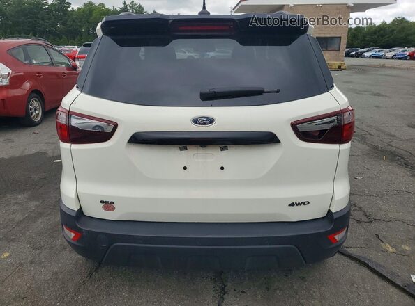 MAJ6S3JL4NC467447 2022 FORD ECOSPORT White Вид ззаду
