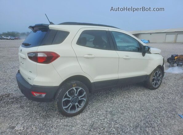 MAJ6S3JL7LC364293 2020 FORD ECOSPORT Белый Задняя правая четверть