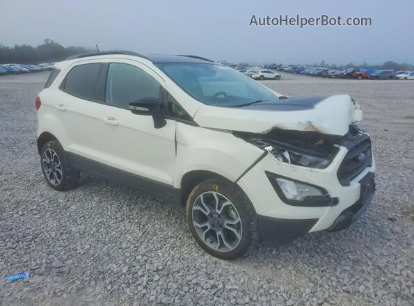 MAJ6S3JL7LC364293 2020 FORD ECOSPORT Белый Передняя правая четверть