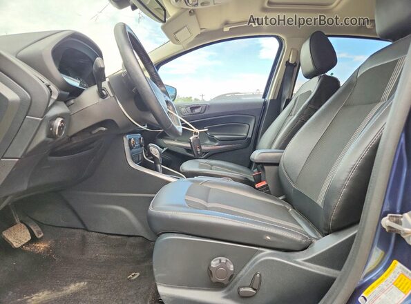 MAJ6S3JL7NC470147 2022 FORD ECOSPORT Blue წინა სალონის ხედი