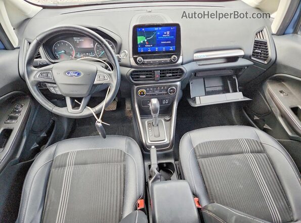 MAJ6S3JL7NC470147 2022 FORD ECOSPORT Blue წინა პანელის ხედი